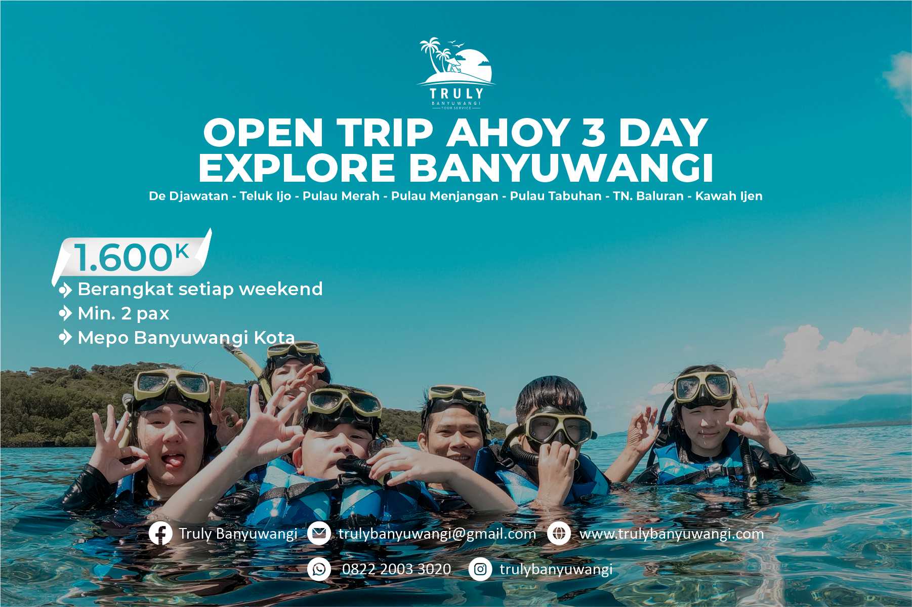 Open Trip AHOY 3 DAYS Banyuwangi 2025