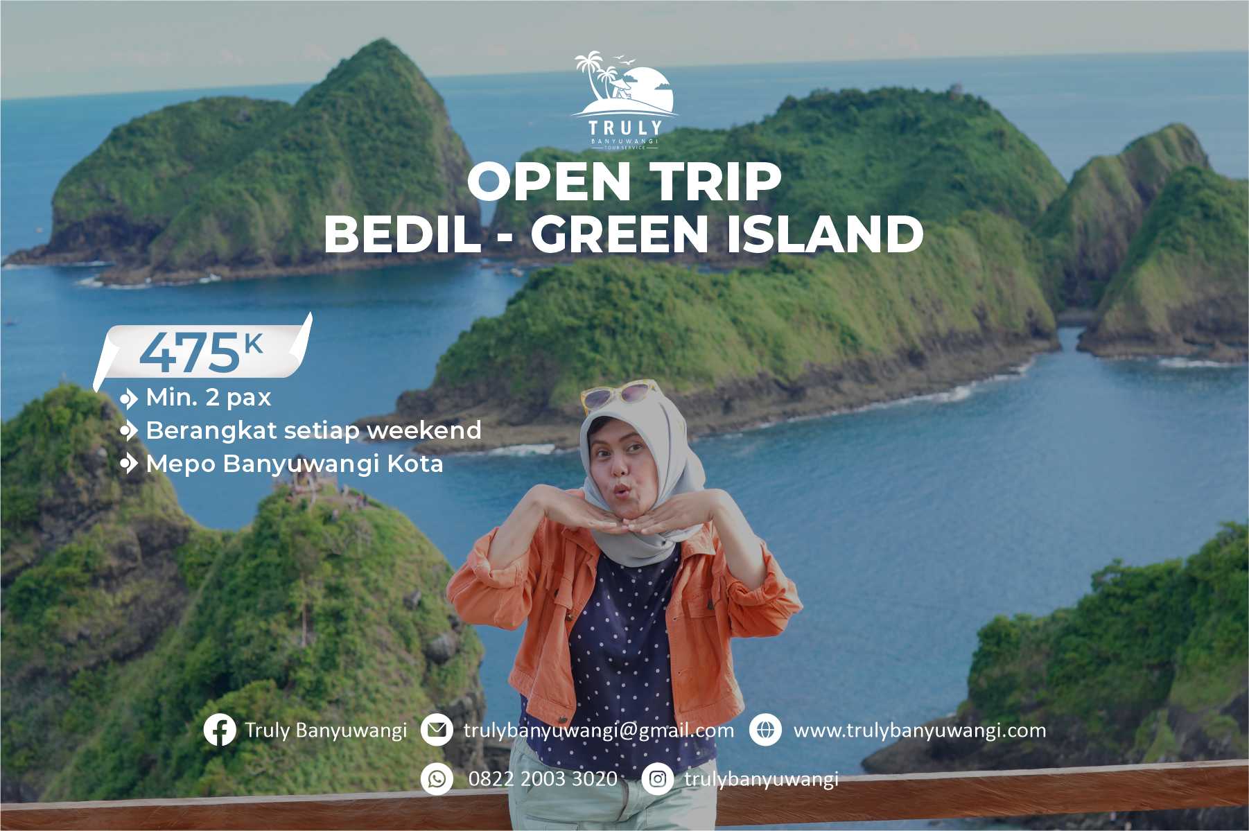 Open Trip D Pulau Bedil - Green Island