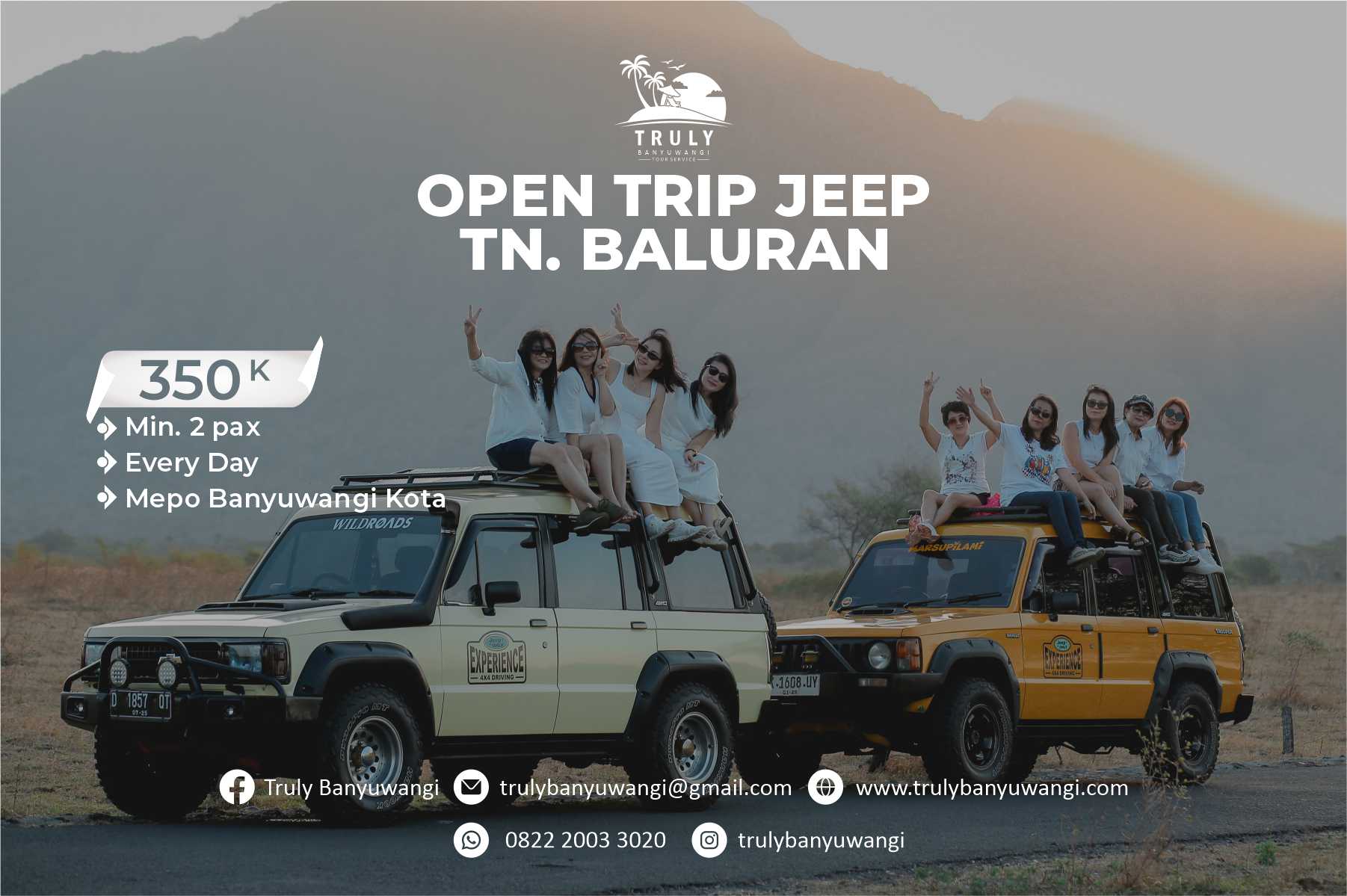 Open Trip Jeep Experience A (TN Baluran)