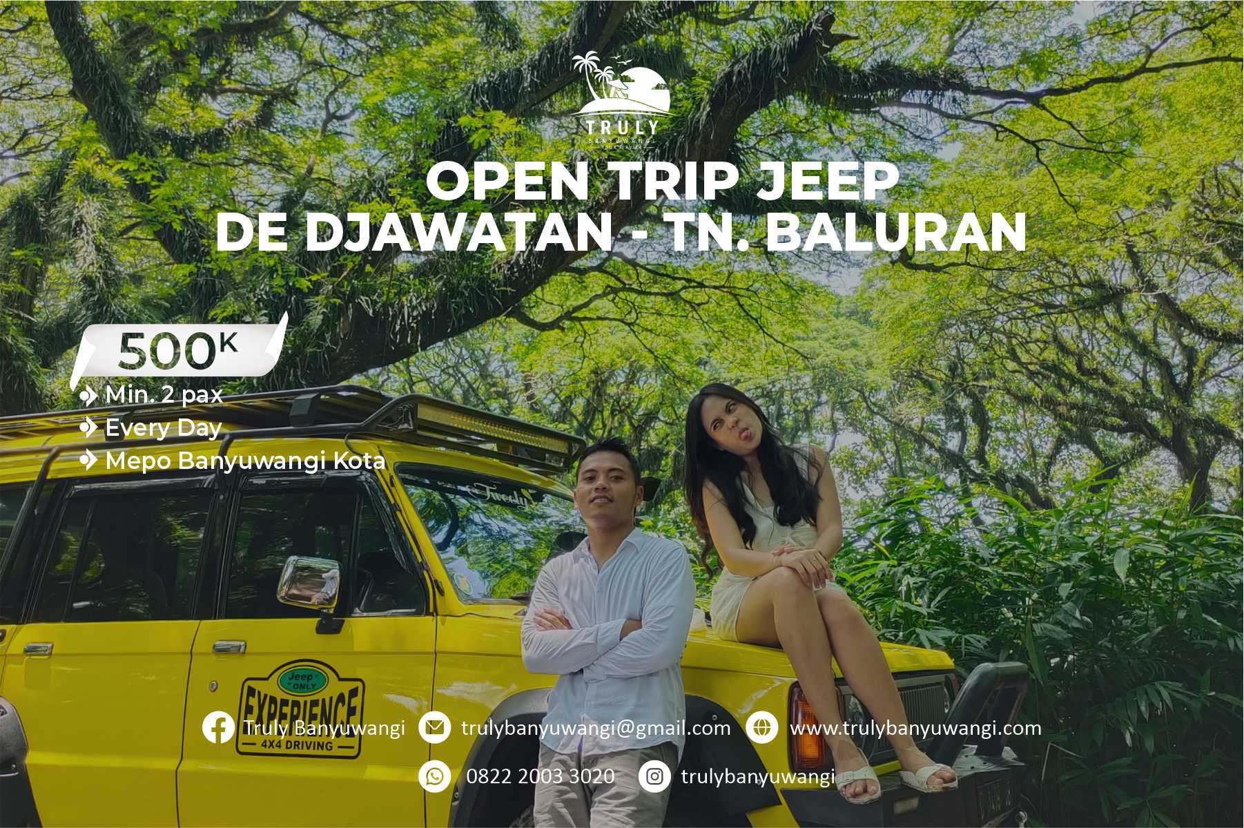 Open Trip Jeep Experience B (De Djawatan - TN Baluran)