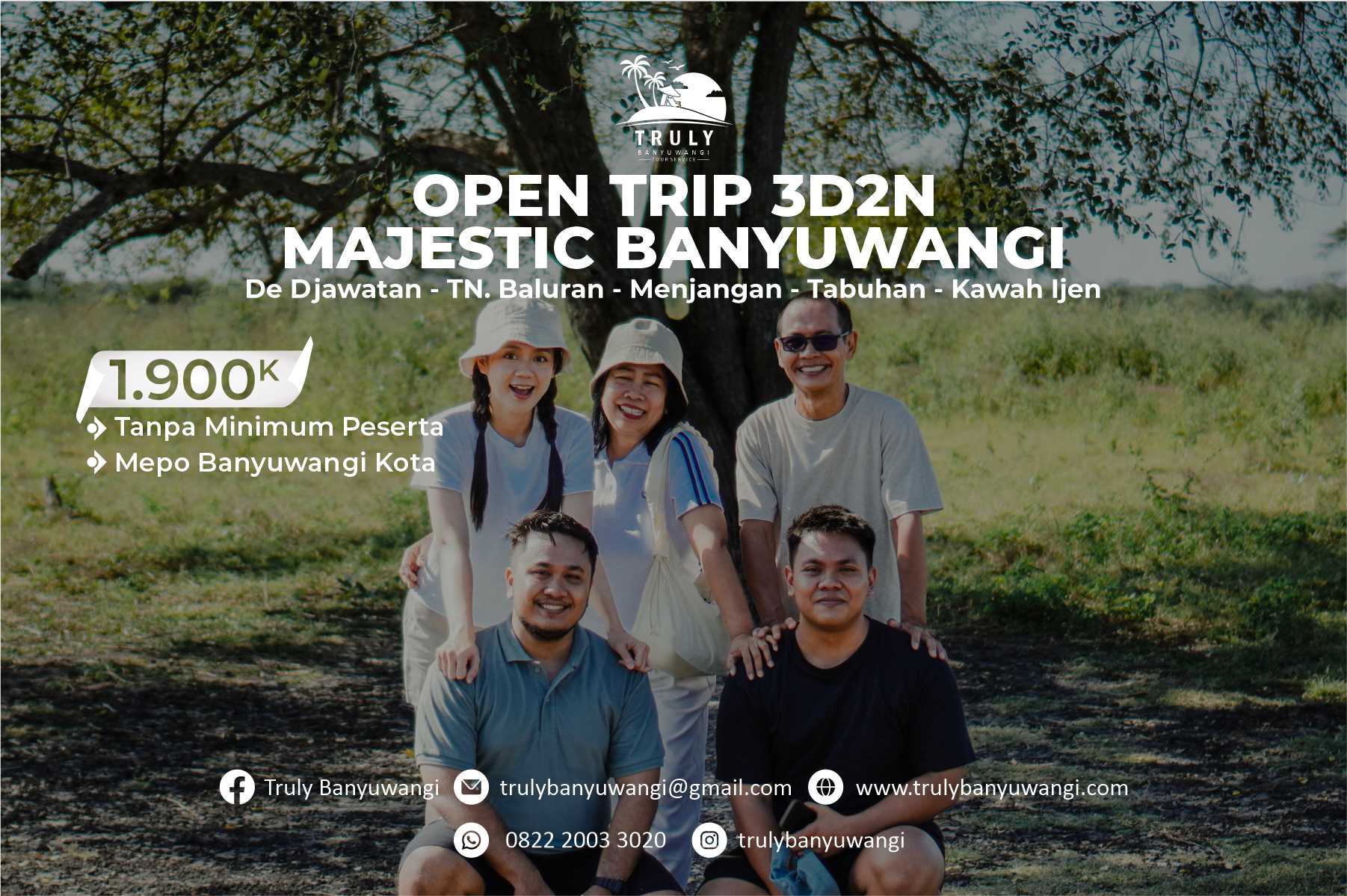 Open Trip 3D2N Majestic Banyuwangi